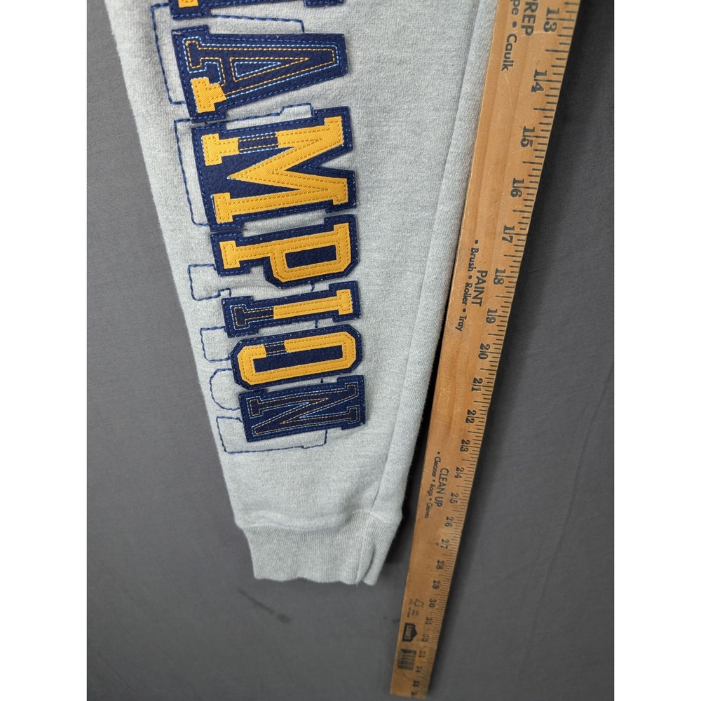 Champion Mens Reverse Weave Joggers Grey GF01 Graphic Logo Sweatpants Small - Picture 6 of 10